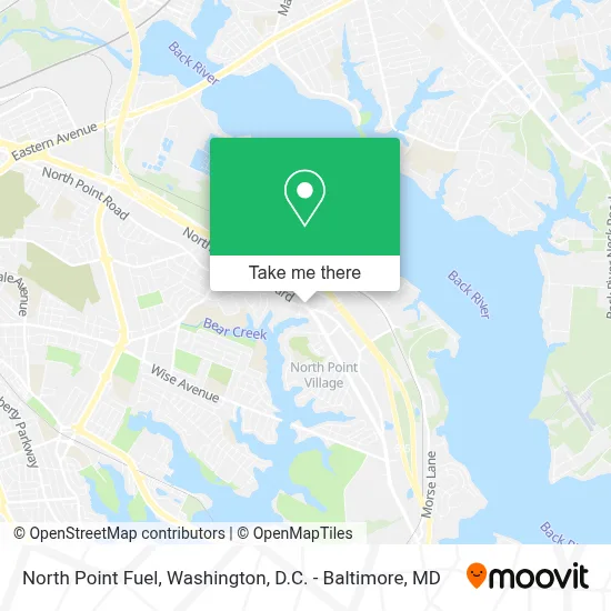 North Point Fuel map