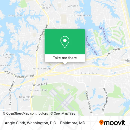 Angie Clark map