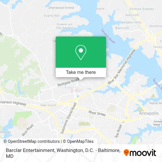 Barclar Entertainment map