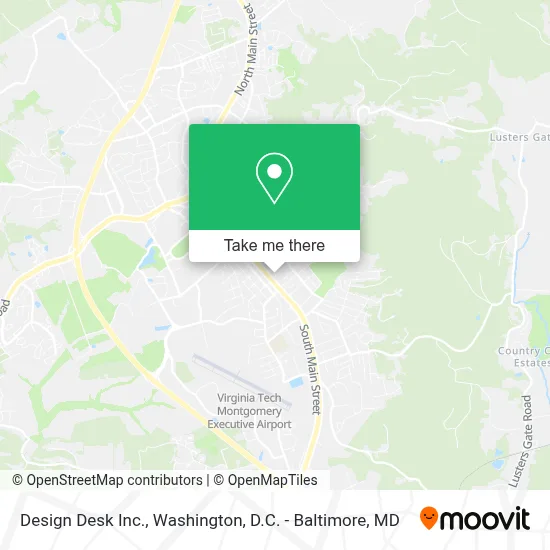 Design Desk Inc. map