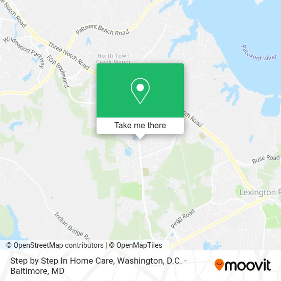 Step by Step In Home Care map