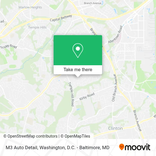 M3 Auto Detail map