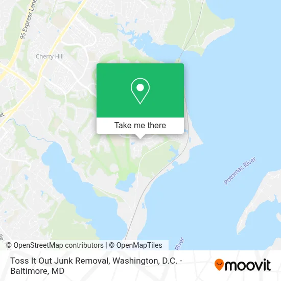 Toss It Out Junk Removal map