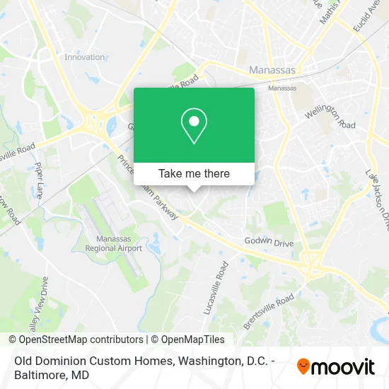 Old Dominion Custom Homes map