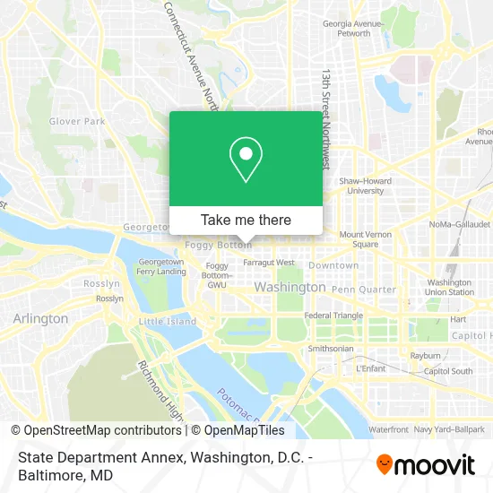State Department Annex map