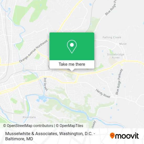 Musselwhite & Associates map