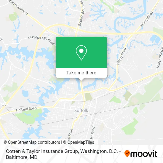 Cotten & Taylor Insurance Group map