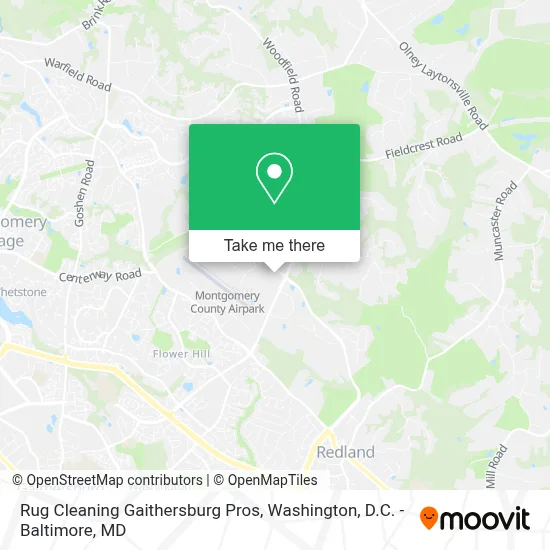 Rug Cleaning Gaithersburg Pros map