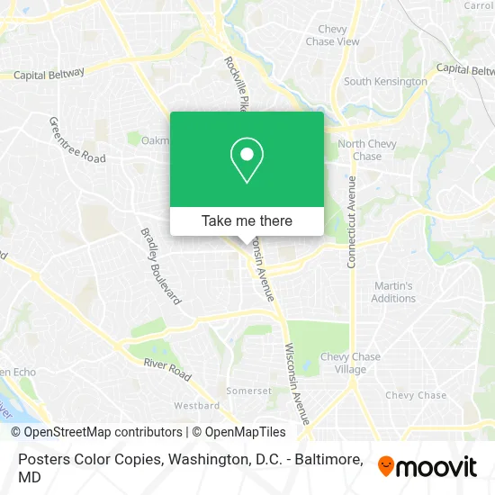 Posters Color Copies map