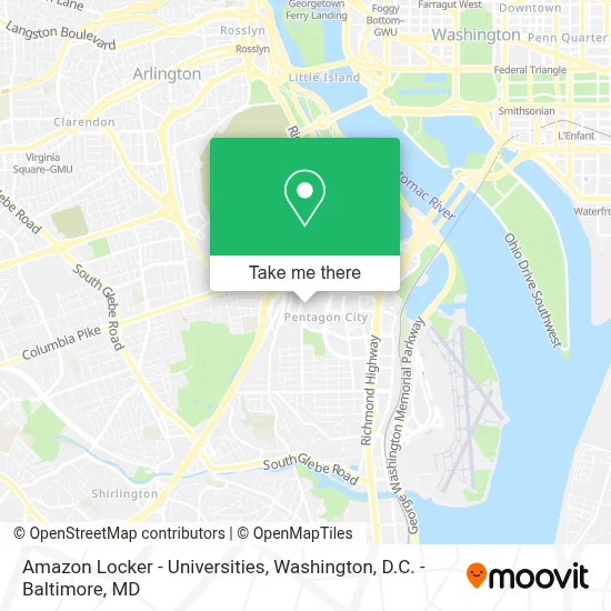Amazon Locker - Universities map