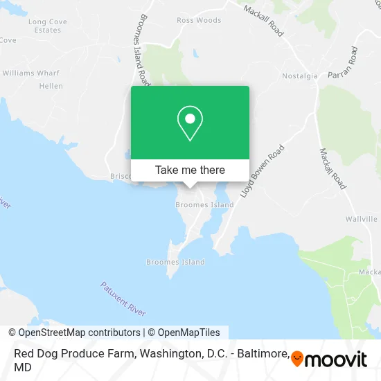 Red Dog Produce Farm map