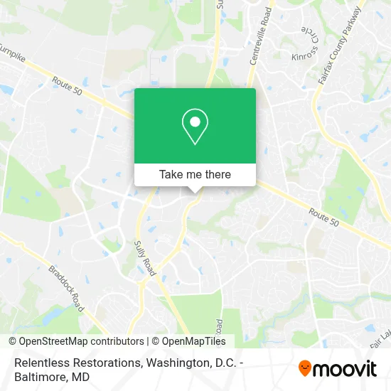 Relentless Restorations map