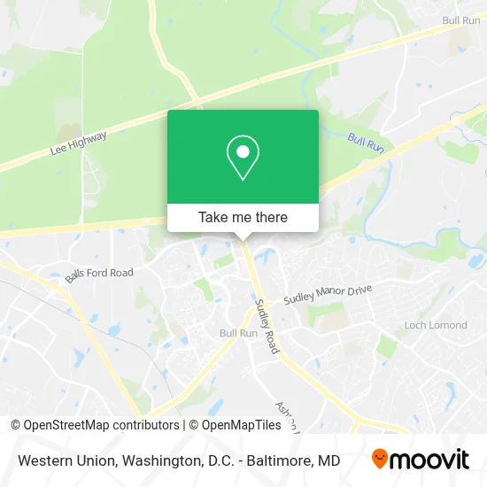 Western Union map