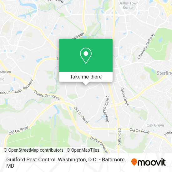 Guilford Pest Control map