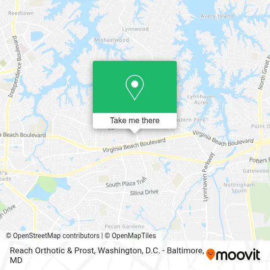 Reach Orthotic & Prost map