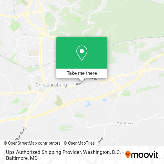 Ups Authorized Shipping Provider map
