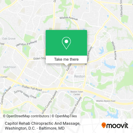 Capitol Rehab Chiropractic And Massage map