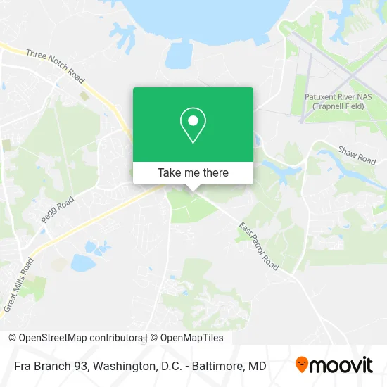 Fra Branch 93 map