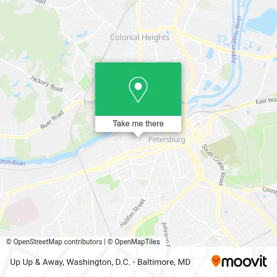Up Up & Away map