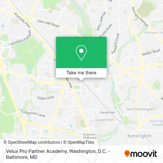 Velux Pro Partner Academy map