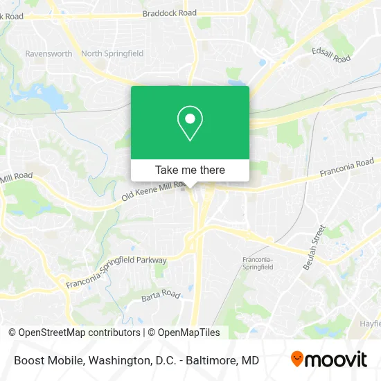 Boost Mobile map