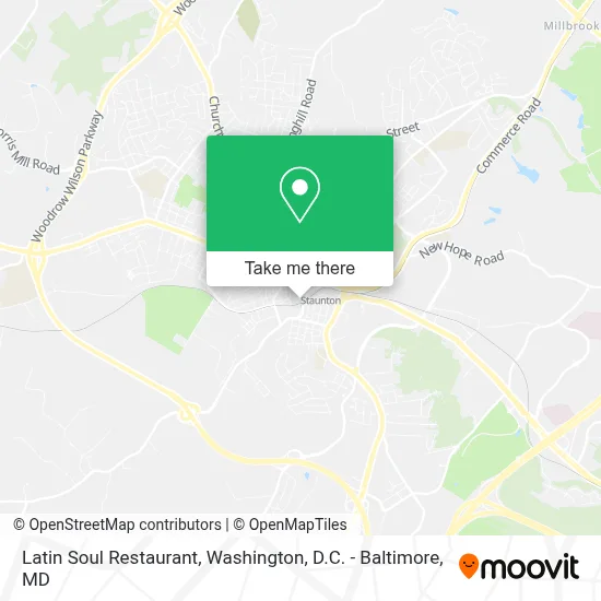 Latin Soul Restaurant map
