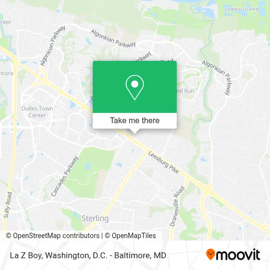 La Z Boy map