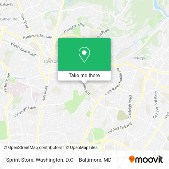 Sprint Store map