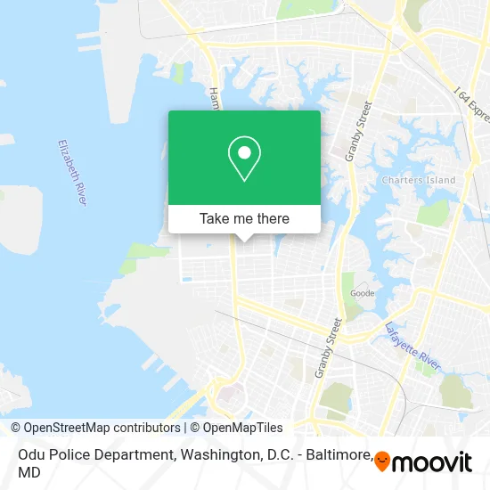 Odu Police Department map