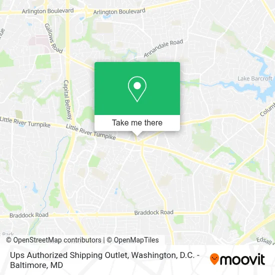 Ups Authorized Shipping Outlet map