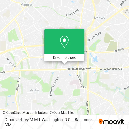 Drood Jeffrey M Md map