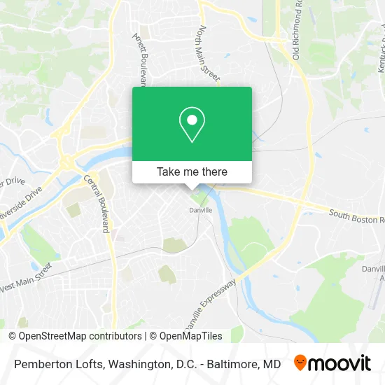Pemberton Lofts map