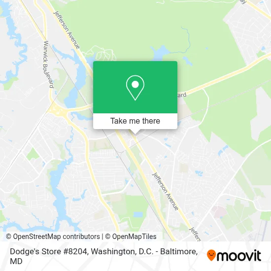 Dodge's Store #8204 map