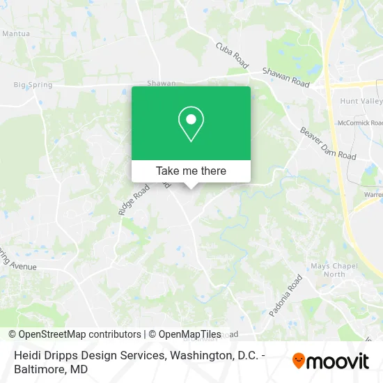 Heidi Dripps Design Services map