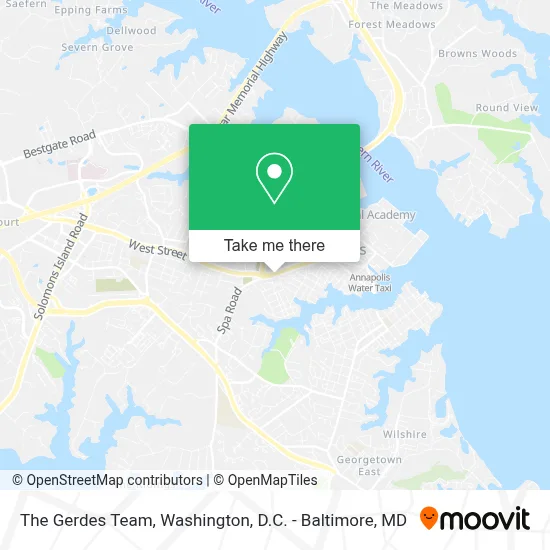 The Gerdes Team map