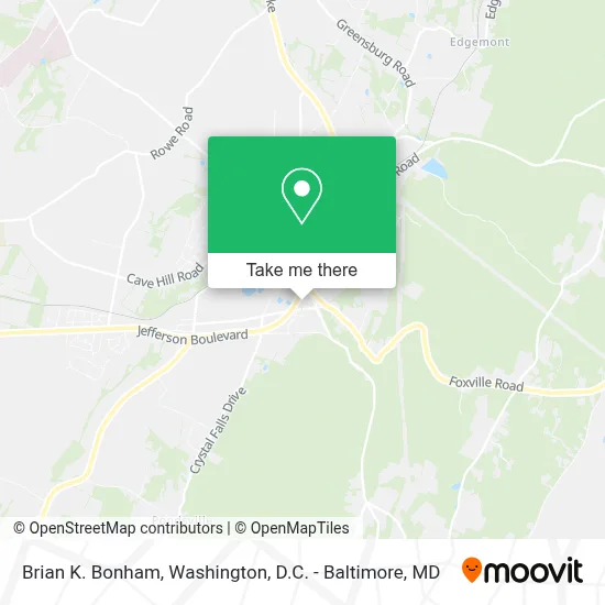 Brian K. Bonham map