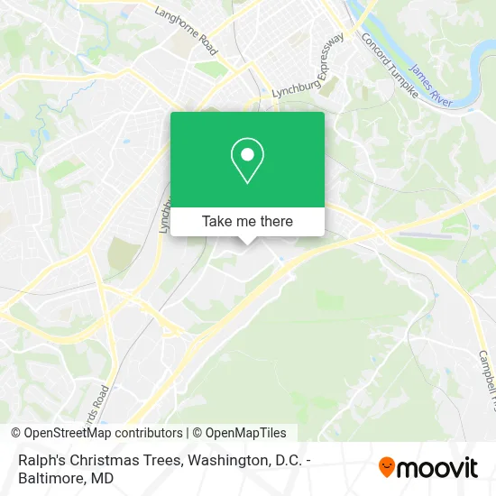 Ralph's Christmas Trees map