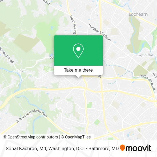 Sonal Kachroo, Md map