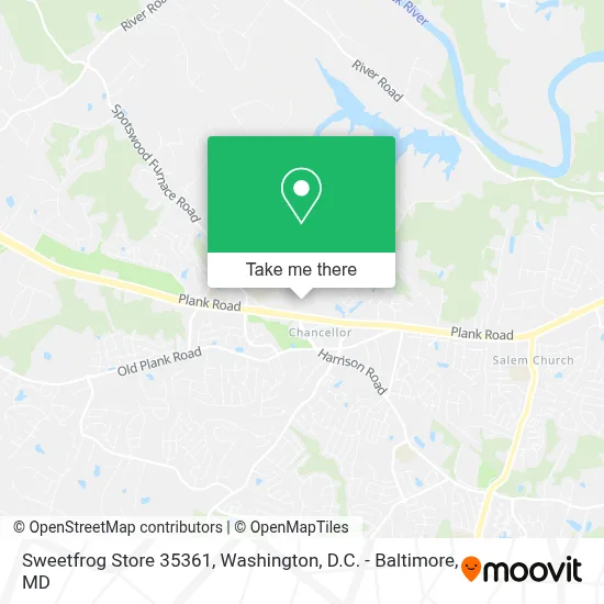 Sweetfrog Store 35361 map