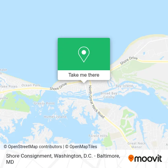 Shore Consignment map