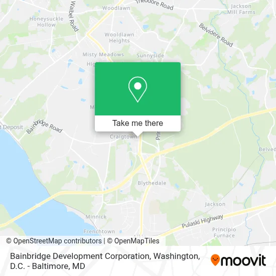 Bainbridge Development Corporation map