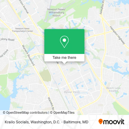Krailo Socials map