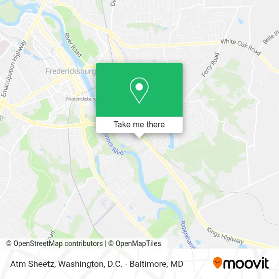 Atm Sheetz map