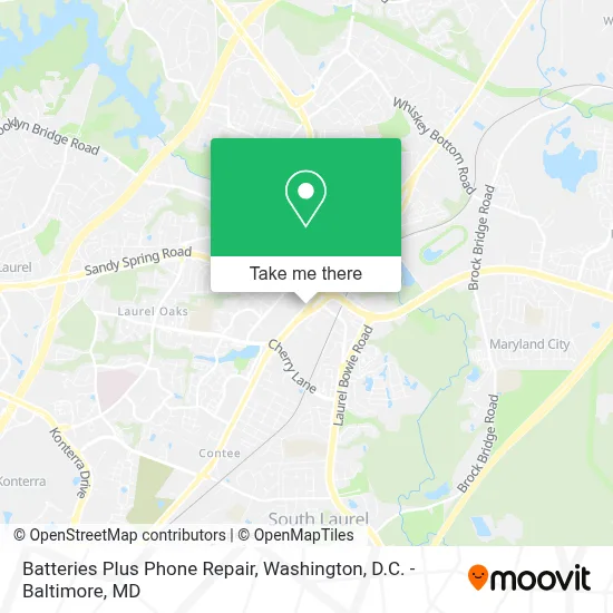 Batteries Plus Phone Repair map