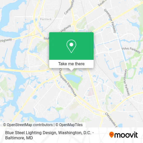 Blue Steel Lighting Design map