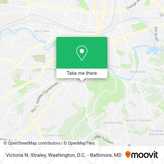 Victoria N. Straley map