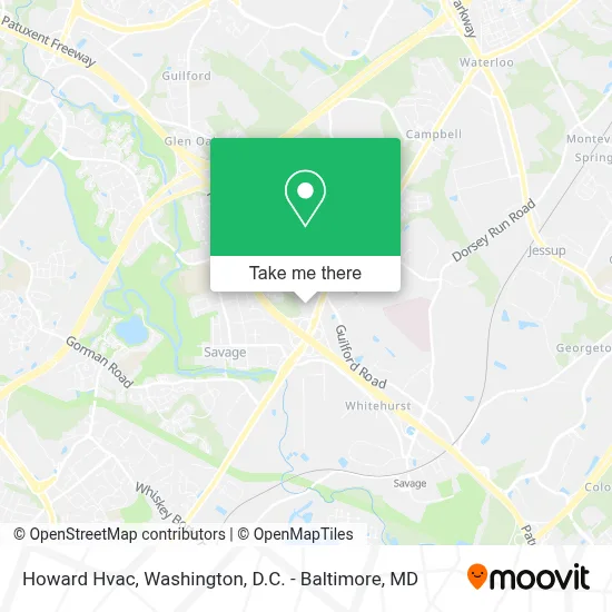 Howard Hvac map