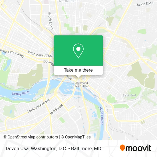 Devon Usa map