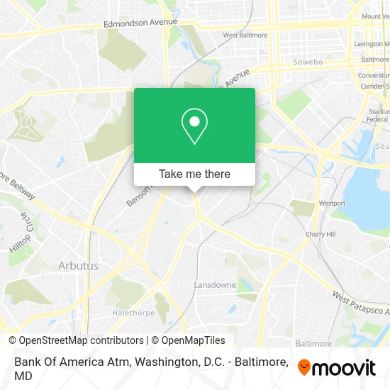 Bank Of America Atm map