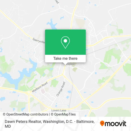 Dawn Peters Realtor map